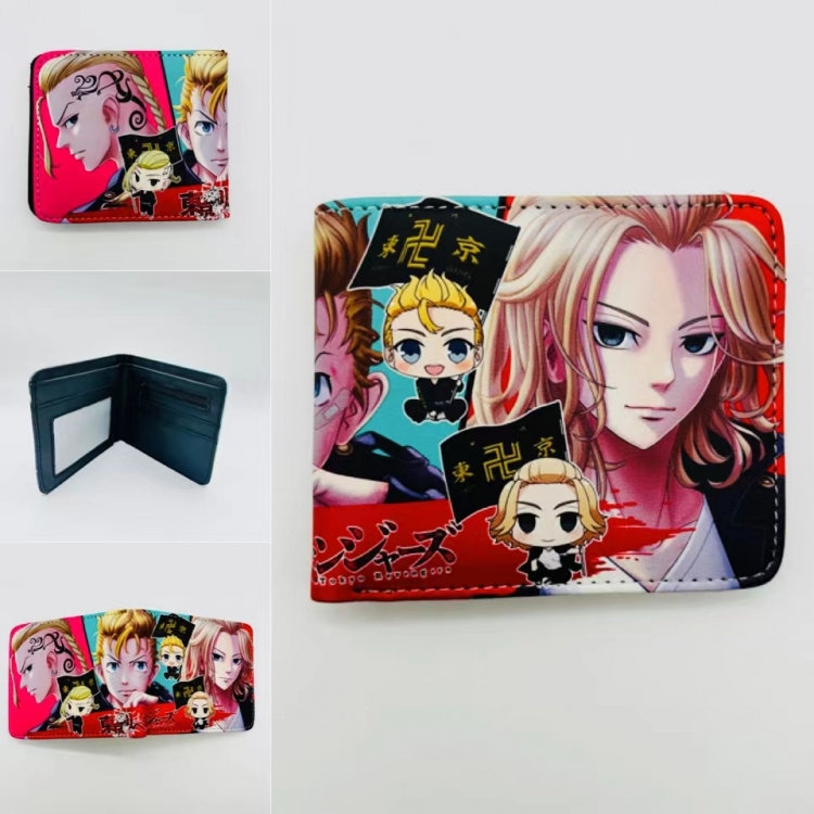 Tokyo Revengers  Full color  Two fold short card case wallet 11X9.5CM