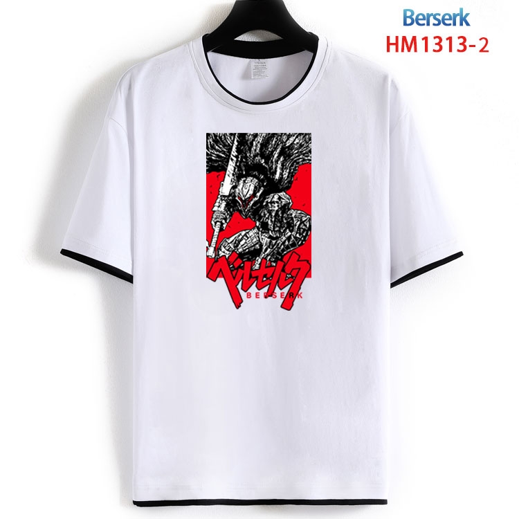 Berserk Cotton round neck short sleeve T-shirt from S to 6XL HM 1313 2