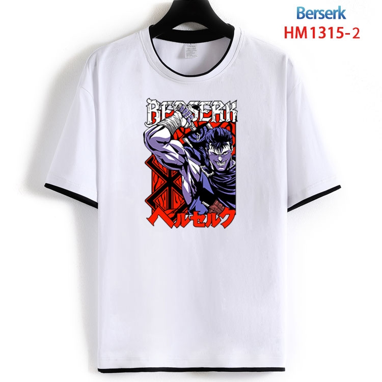 Berserk Cotton round neck short sleeve T-shirt from S to 6XL  HM 1315 2