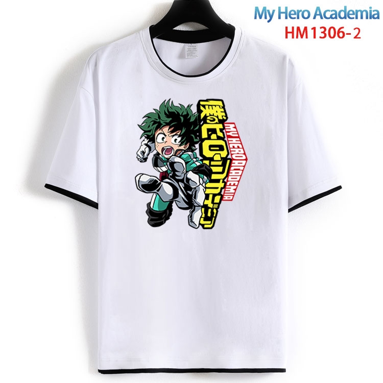 My Hero Academia Cotton round neck short sleeve T-shirt from S to 6XL HM 1306 2