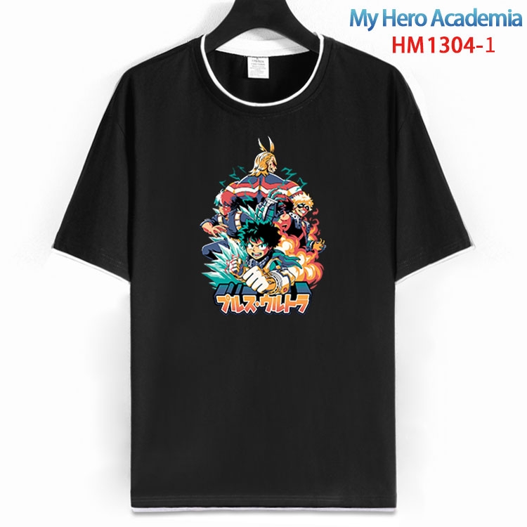 My Hero Academia Cotton round neck short sleeve T-shirt from S to 6XL HM 1304 1