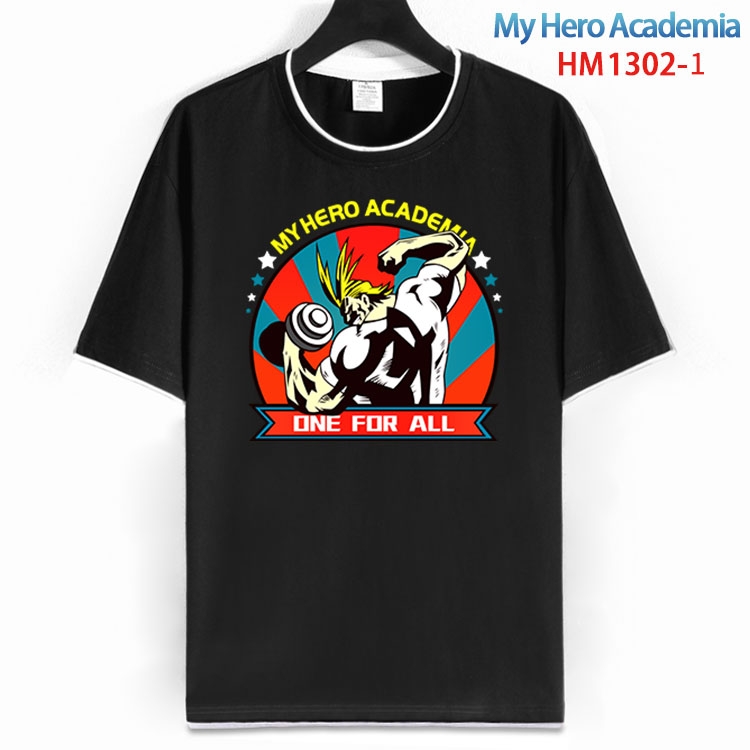 My Hero Academia Cotton round neck short sleeve T-shirt from S to 6XL HM 1302 1