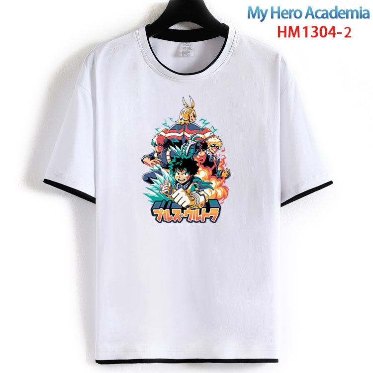 My Hero Academia Cotton round neck short sleeve T-shirt from S to 6XL HM 1304 2