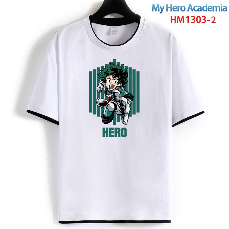My Hero Academia Cotton round neck short sleeve T-shirt from S to 6XL HM 1303 2