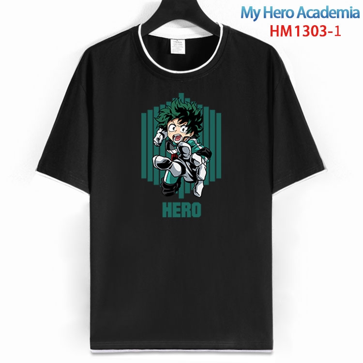 My Hero Academia Cotton round neck short sleeve T-shirt from S to 6XL HM 1303 1