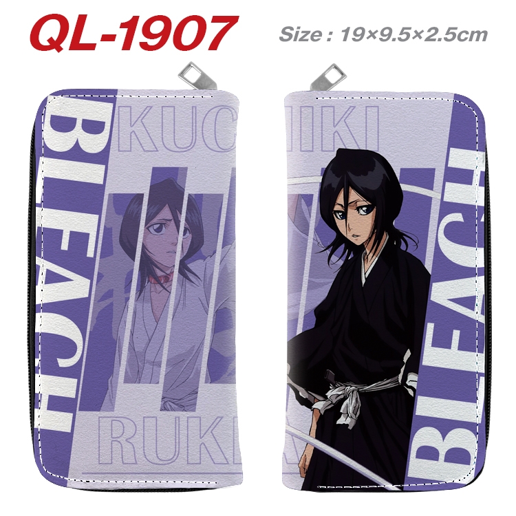 Bleach Animation perimeter long zipper wallet 19.5x9.5x2.5cm QL-1907