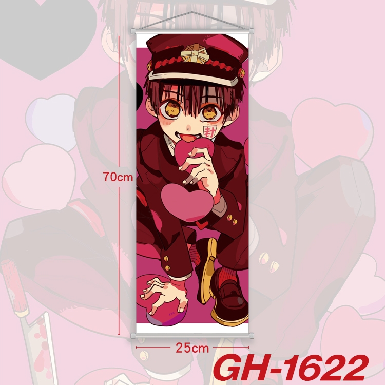 Toilet-bound Hanako-kun Plastic Rod Cloth Small Hanging Canvas Painting Wall Scroll 25x70cm price for 5 pcs GH-1622A