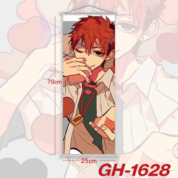 Toilet-bound Hanako-kun Plastic Rod Cloth Small Hanging Canvas Painting Wall Scroll 25x70cm price for 5 pcs GH-1628A