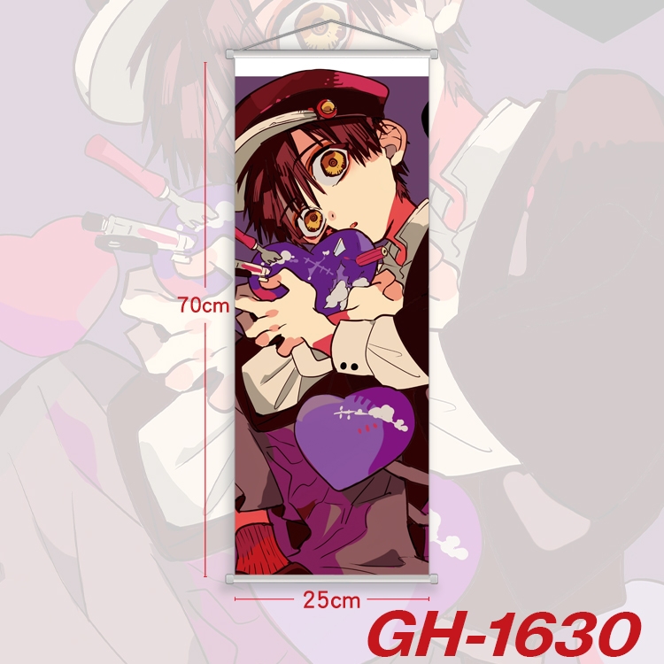 Toilet-bound Hanako-kun Plastic Rod Cloth Small Hanging Canvas Painting Wall Scroll 25x70cm price for 5 pcs GH-1630A