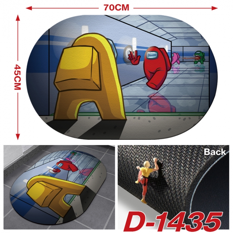 Among us Multi-functional digital printing floor mat mouse pad table mat 70x45CM D-1435