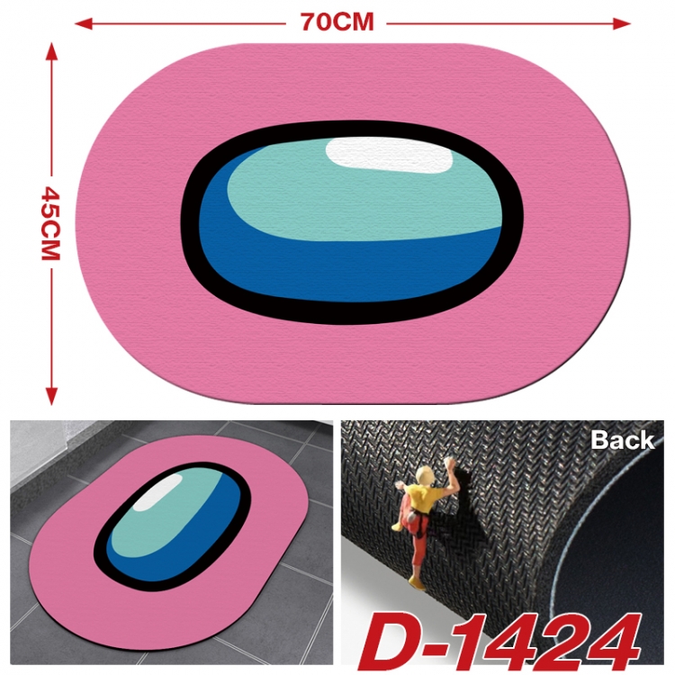 Among us Multi-functional digital printing floor mat mouse pad table mat 70x45CM  D-1424