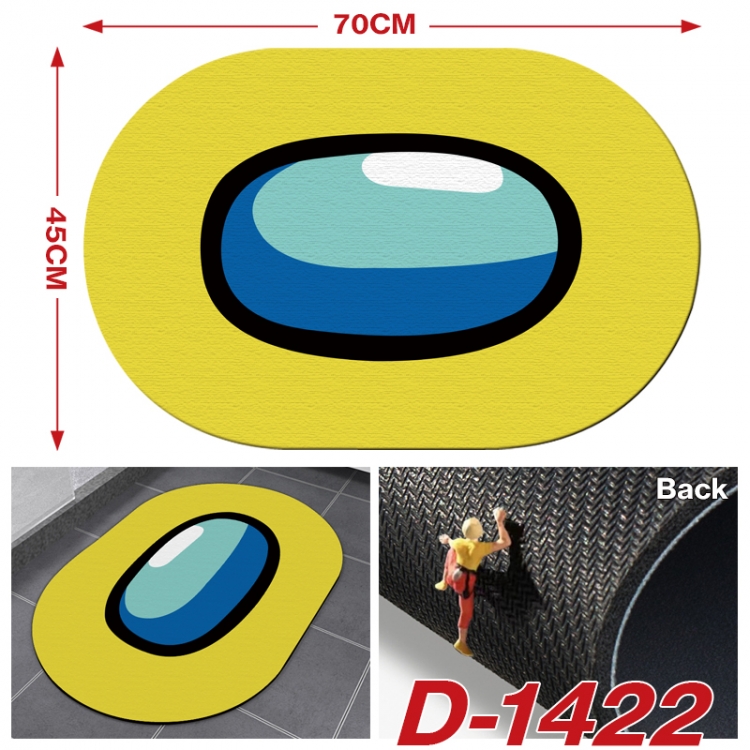 Among us Multi-functional digital printing floor mat mouse pad table mat 70x45CM D-1422