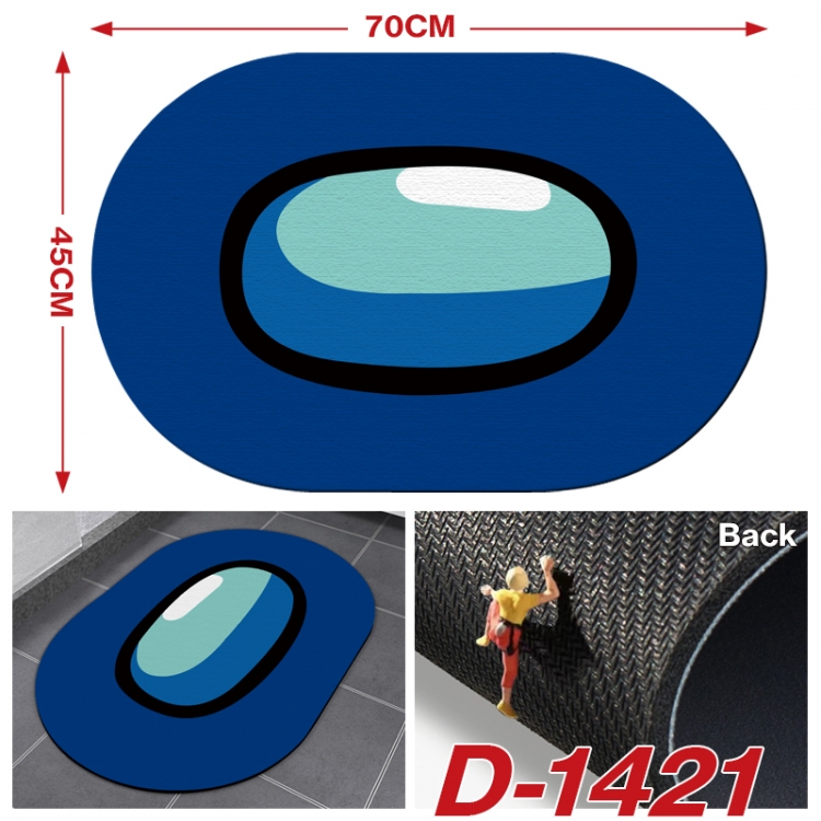 Among us Multi-functional digital printing floor mat mouse pad table mat 70x45CM D-1421