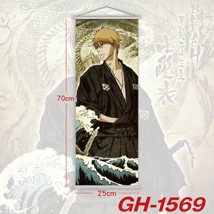 Bleach Plastic Rod Cloth Small Hanging Canvas Painting Wall Scroll 25x70cm price for 5 pcs GH-1569A