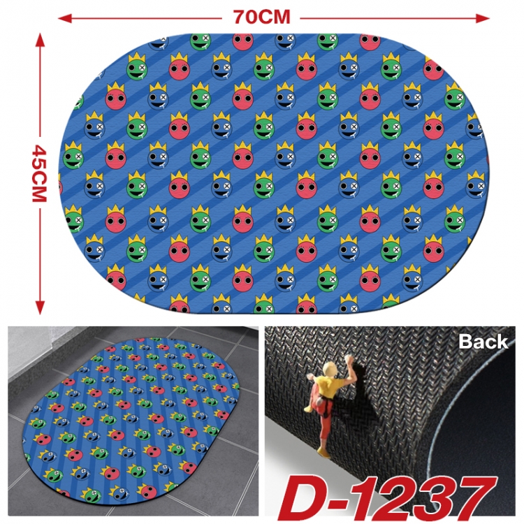 Rainbow friend Multi-functional digital printing floor mat mouse pad table mat 70x45CM  D-1237