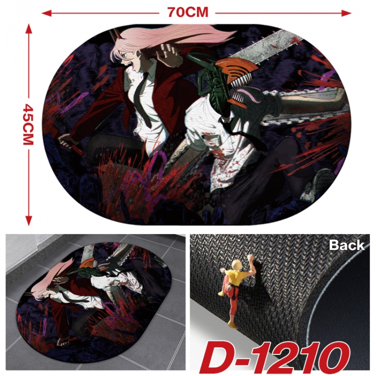 Chainsaw man Multi-functional digital printing floor mat mouse pad table mat 70x45CM  D-1210