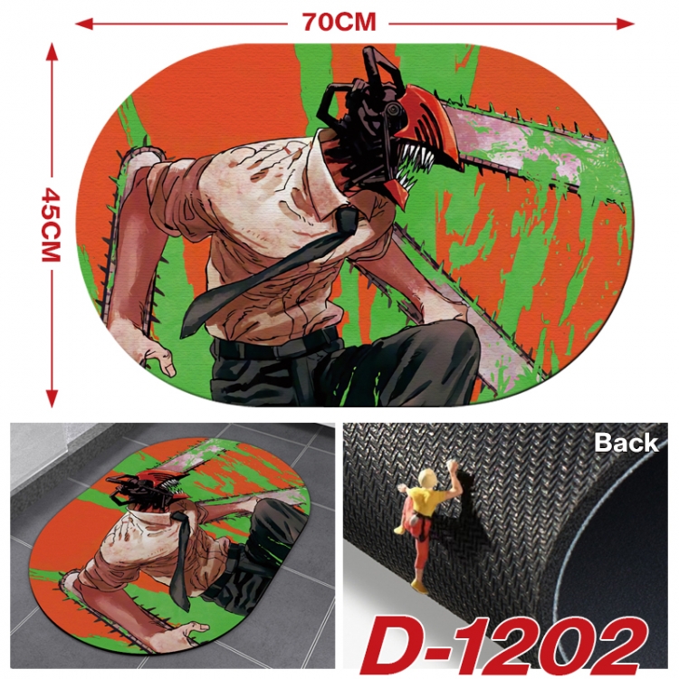 Chainsaw man Multi-functional digital printing floor mat mouse pad table mat 70x45CM  D-1202