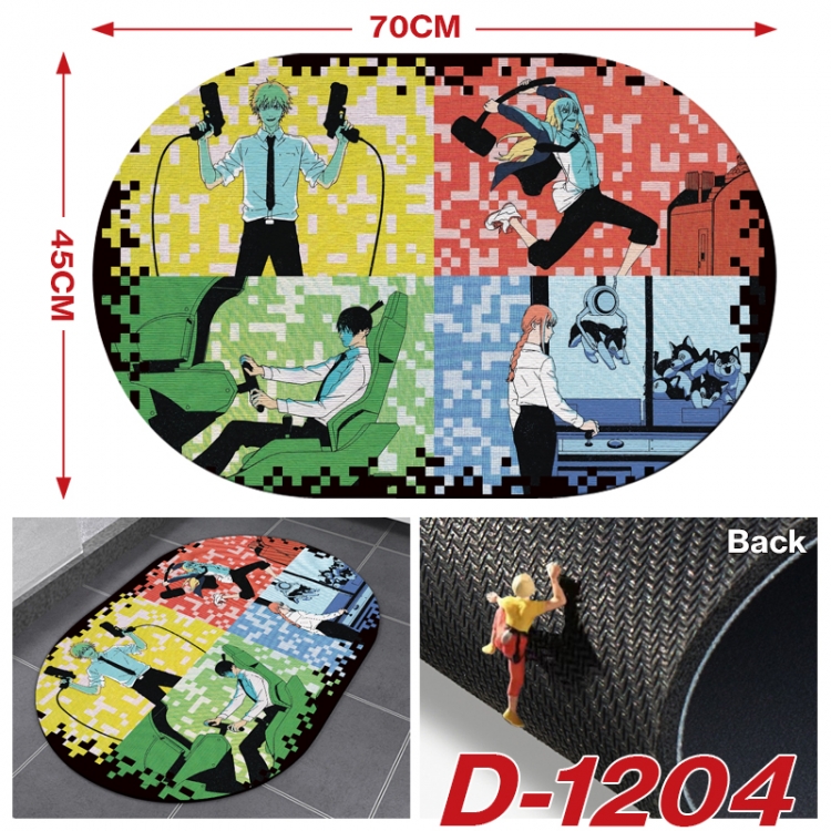 Chainsaw man Multi-functional digital printing floor mat mouse pad table mat 70x45CM D-1204