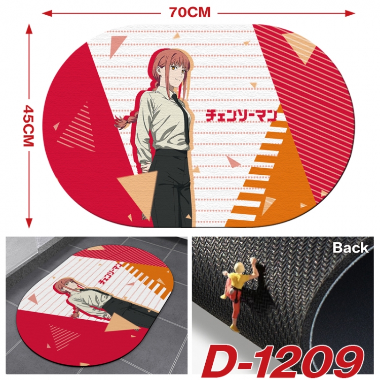 Chainsaw man Multi-functional digital printing floor mat mouse pad table mat 70x45CM  D-1209