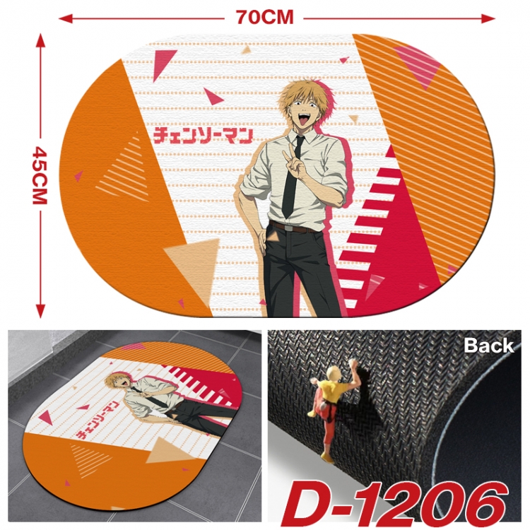 Chainsaw man Multi-functional digital printing floor mat mouse pad table mat 70x45CM  D-1206