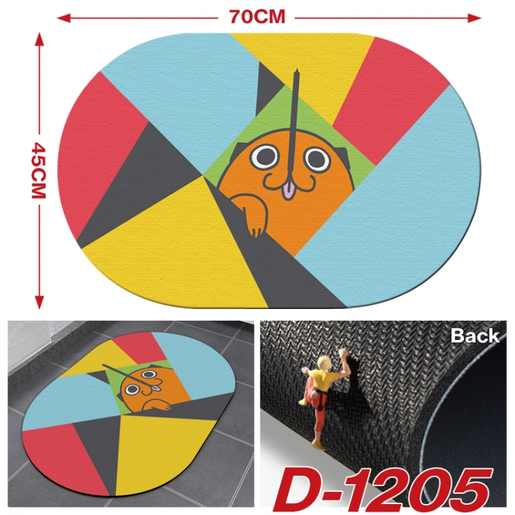Chainsaw man Multi-functional digital printing floor mat mouse pad table mat 70x45CM  D-1205
