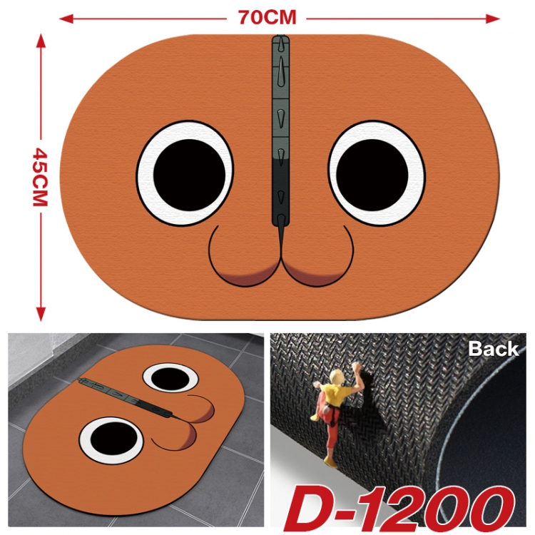 Chainsaw man Multi-functional digital printing floor mat mouse pad table mat 70x45CM  D-1200