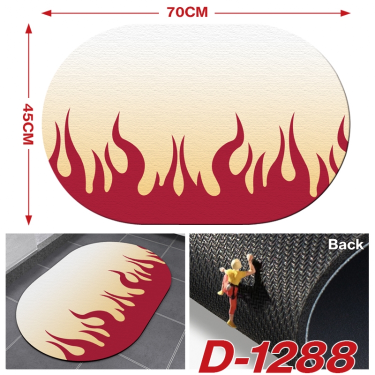 Demon Slayer Kimets Multi-functional digital printing floor mat mouse pad table mat 70x45CM  D-1288