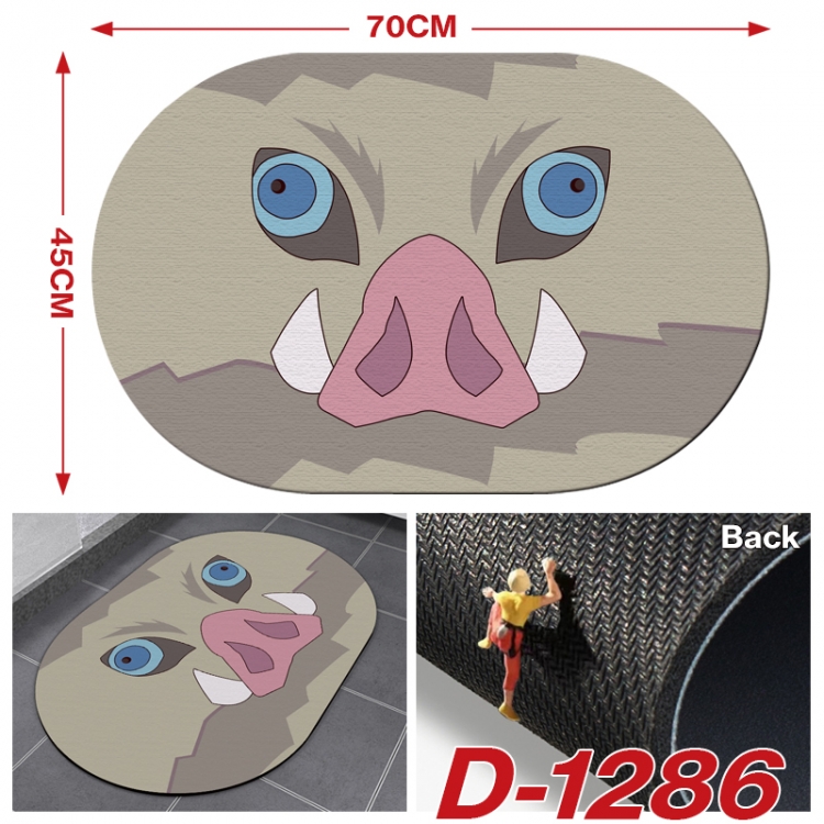 Demon Slayer Kimets Multi-functional digital printing floor mat mouse pad table mat 70x45CM D-1286