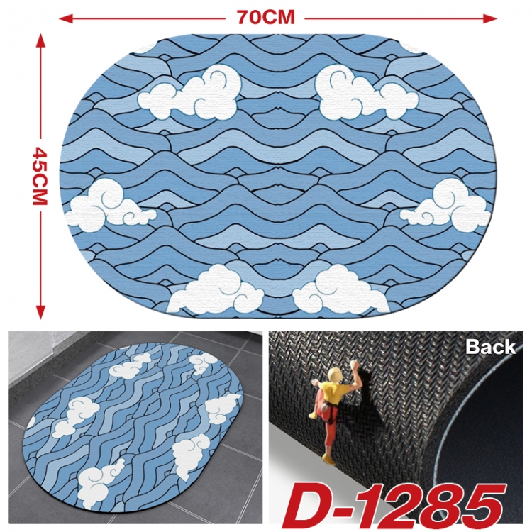 Demon Slayer Kimets Multi-functional digital printing floor mat mouse pad table mat 70x45CM  D-1285