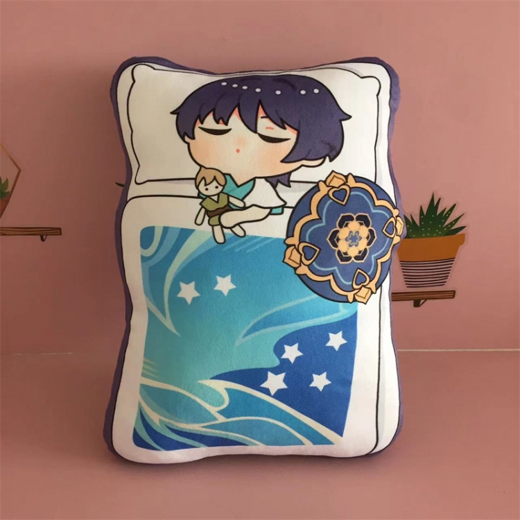 Genshin Impact  Animation double-sided color pattern pillow cushion