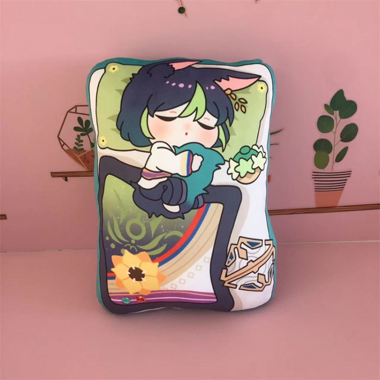 Genshin Impact  Animation double-sided color pattern pillow cushion