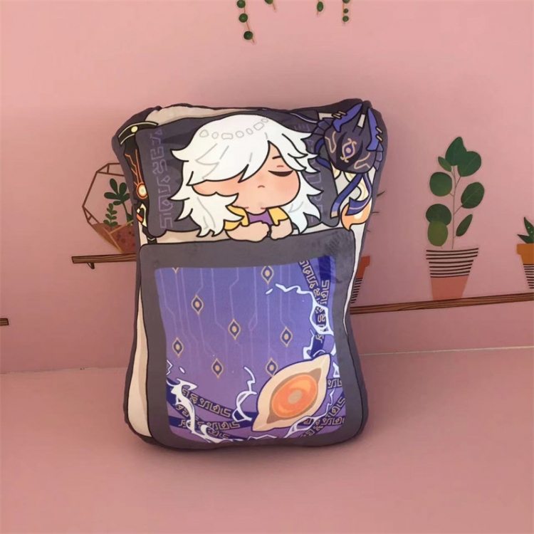 Genshin Impact  Animation double-sided color pattern pillow cushion