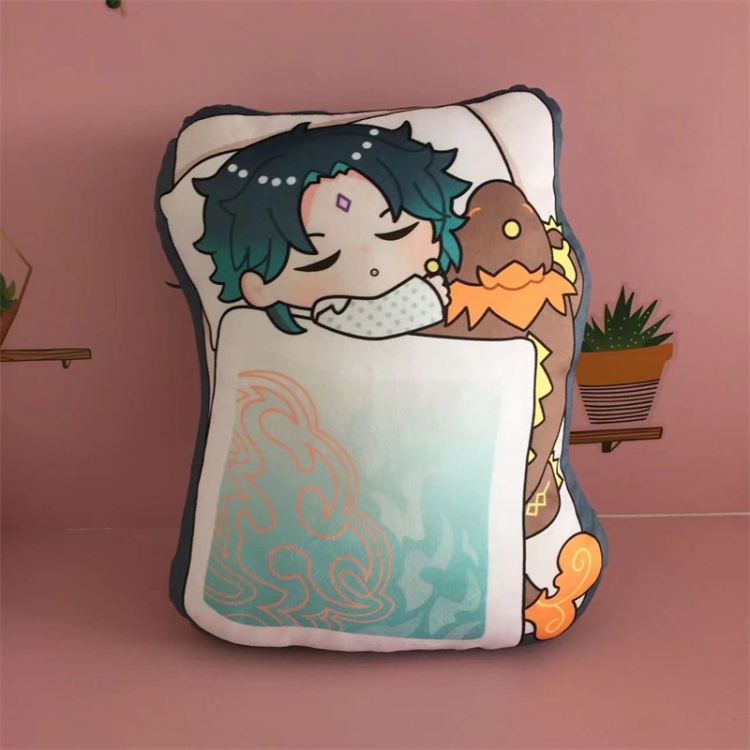 Genshin Impact  Animation double-sided color pattern pillow cushion