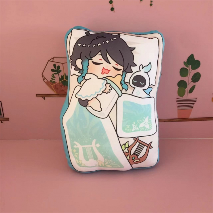 Genshin Impact  Animation double-sided color pattern pillow cushion