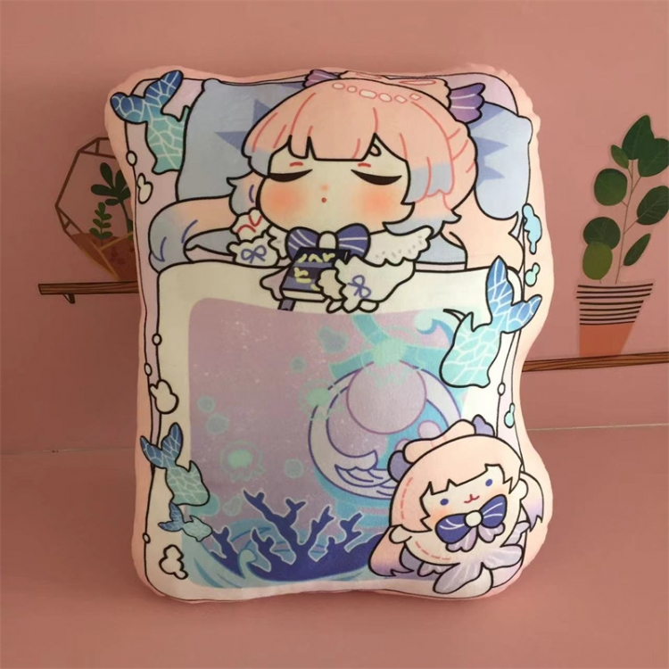 Genshin Impact  Animation double-sided color pattern pillow cushion