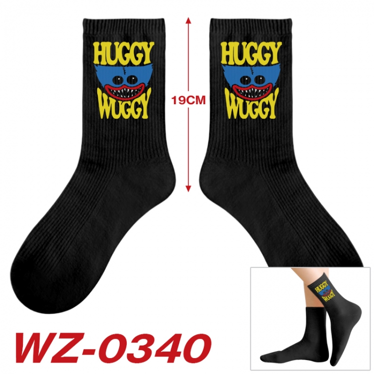 Poppy Playtime Anime printing medium sock tube height 19cm price for  5 pairs WZ-0340