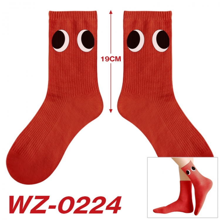 Among Us Anime printing medium sock tube height 19cm price for  5 pairs WZ-0224