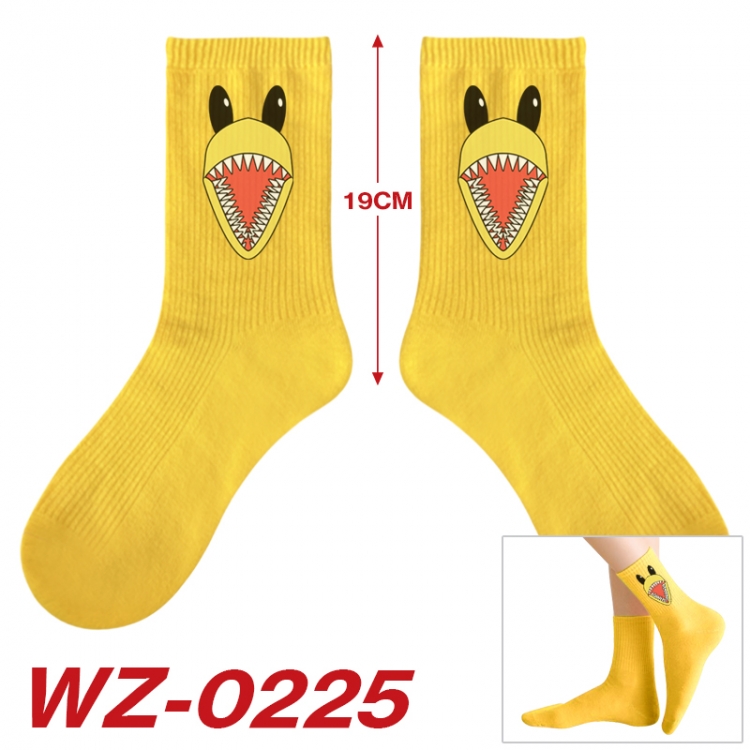 Among Us Anime printing medium sock tube height 19cm price for  5 pairs WZ-0225