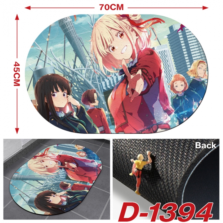 Lycoris Recoil Multi-functional digital printing floor mat mouse pad table mat 70x45CM D-1394