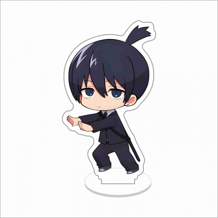 Chainsaw man Double layer Anime characters acrylic Standing Plates Keychain 10cm
