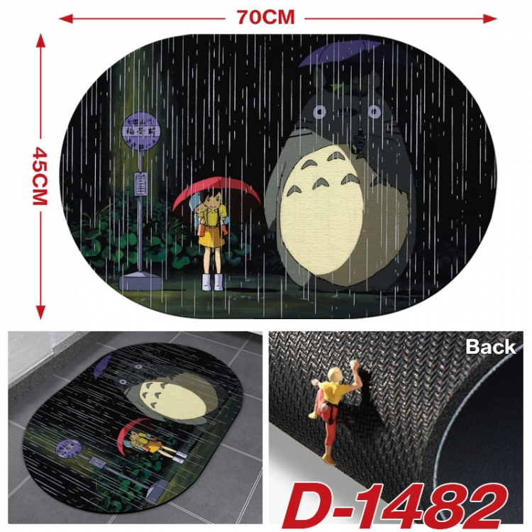 TOTORO  Multi-functional digital printing floor mat mouse pad table mat 70x45CM D-1482