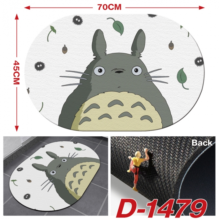 TOTORO  Multi-functional digital printing floor mat mouse pad table mat 70x45CM