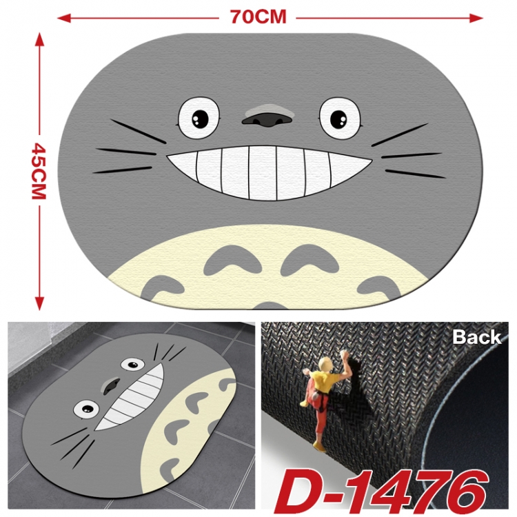 TOTORO  Multi-functional digital printing floor mat mouse pad table mat 70x45CM D-1476