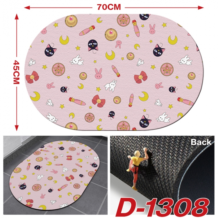 sailormoon   Multi-functional digital printing floor mat mouse pad table mat 70x45CM D-1308