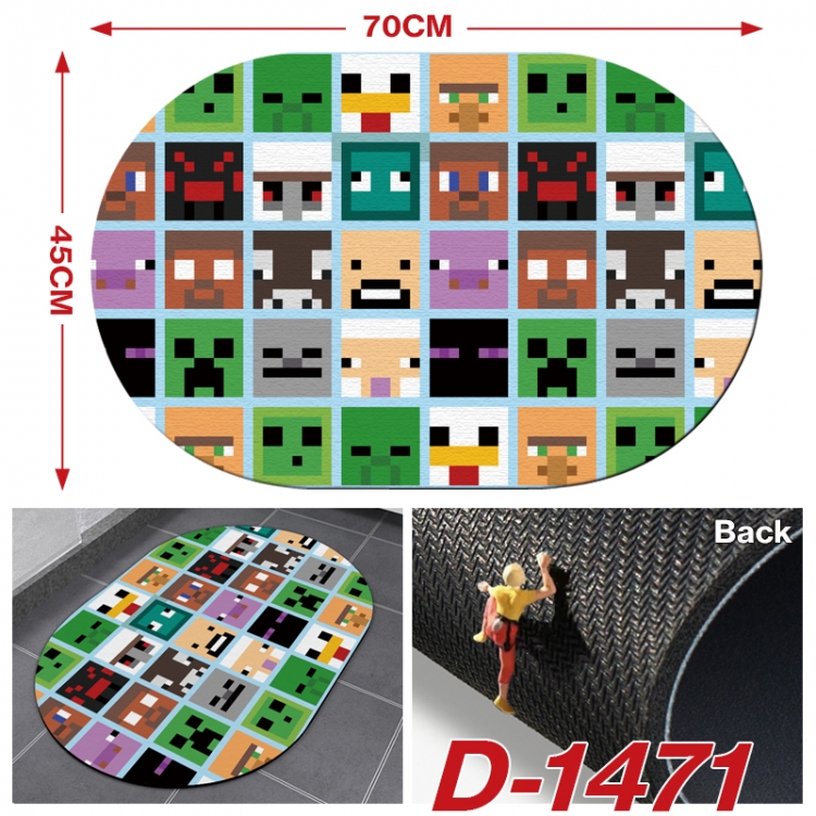 Minecraft  Multi-functional digital printing floor mat mouse pad table mat 70x45CM D-1471