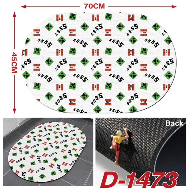 Minecraft  Multi-functional digital printing floor mat mouse pad table mat 70x45CM D-1473