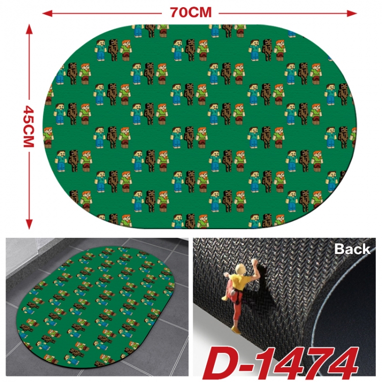 Minecraft  Multi-functional digital printing floor mat mouse pad table mat 70x45CM D-1474