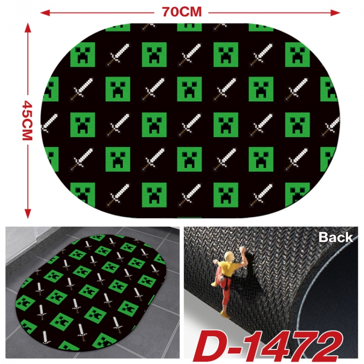 Minecraft  Multi-functional digital printing floor mat mouse pad table mat 70x45CM D-1472