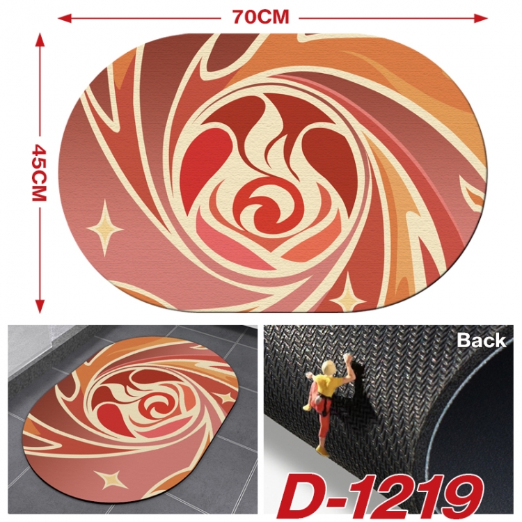 Genshin Impact  Multi-functional digital printing floor mat mouse pad table mat 70x45CM D-1219