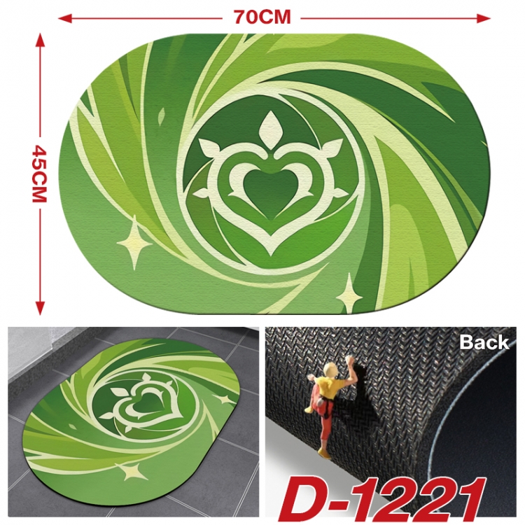 Genshin Impact  Multi-functional digital printing floor mat mouse pad table mat 70x45CM D-1221